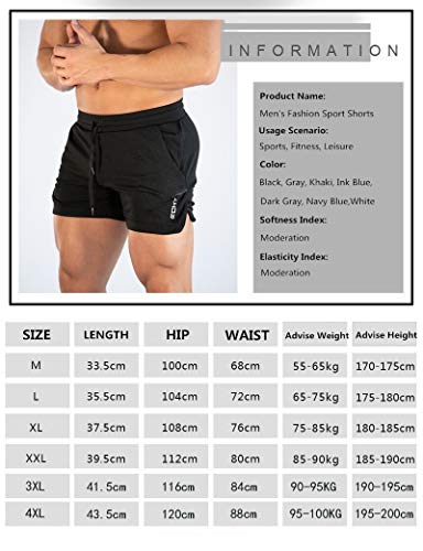 Short de corrida masculino YOJINKE com bolsos de secagem rápida, respirável para academia, treino, c
