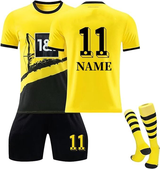 Personalisierte Fußball Trikots Mit Name & Nummer - Trikot + Shorts Set