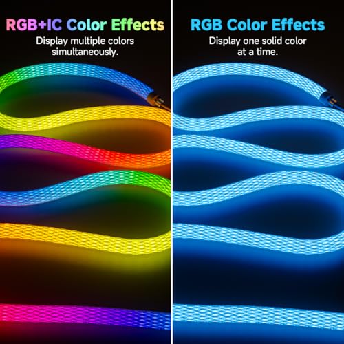 Tira de LED Neon RGB 3.2 pies IP67 BTF-LIGHTING miniatura 5