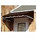 5.38 ft. Wide New Yorker Window/Entry Awning (24 in. H x 48 in. D) Grey/White