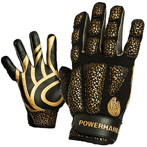 Product Image of the POWERHANDZ Weighted Anti-Grip Basketball Gloves for Ball Handling, Improved Dribbling, Strength and Resistance Training - XXX- Large- 1.0 lb