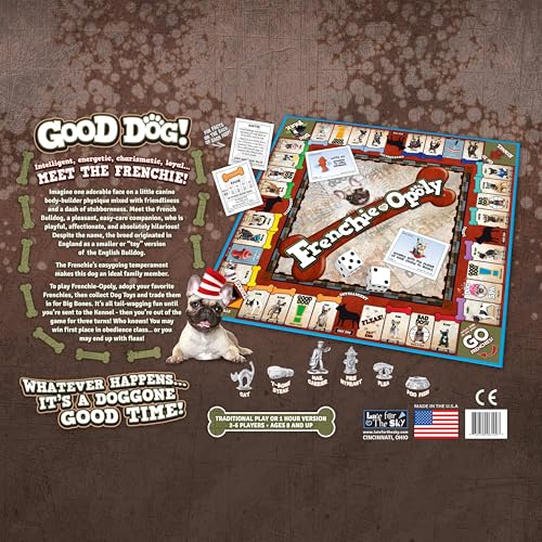 Late for The Sky Frenchie-Opoly juego de mesa para 2-6 jugadores miniatura 5