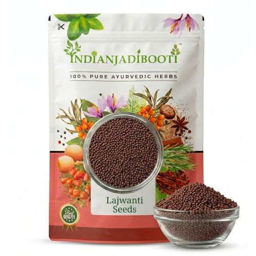 Image of IndianJadiBooti Pure Lajwanti Seeds (Mimosa Pudica) | Traditional Botanical for Cooling Harmony, Systemic Vitality & Pitta Balance - 50g