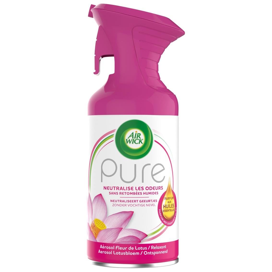 AIR WICK - Lote de 2 ambientadores relajantes perfumados con aceites esenciales, 250 ml