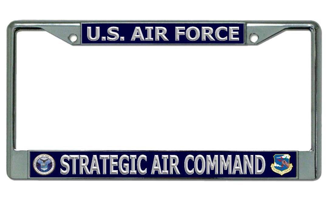 US Air Force Strategic Air Command Chrome Frame