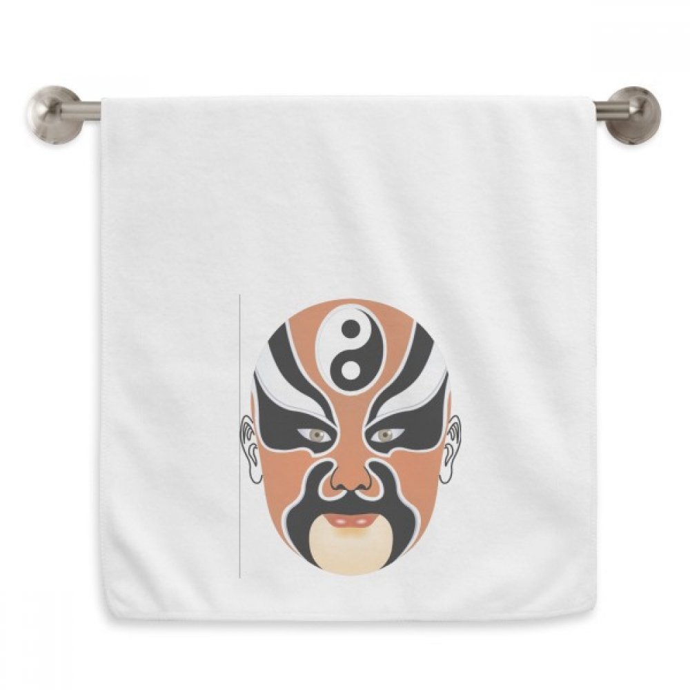 Serviette moelleuse Opéra de Pékin essuie-mains absorbant et doux pour le visage