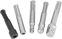 Vista 5 de Juego de 5 adaptadores de llaves de enchufe, adaptador SDS Chuck SDS Plus a SDS, adaptador SDS Plus Adpter accesorios de herramientas eléctricas