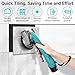 Talent Star Tile Vibration Tool,Tile Suction Cup Vibrating Tool,Cordless Handheld Tile Installation Leveling Machine with 5 Adjustable Speed 2 Battery 45kg Adsorption for Wall Floor Tile Green