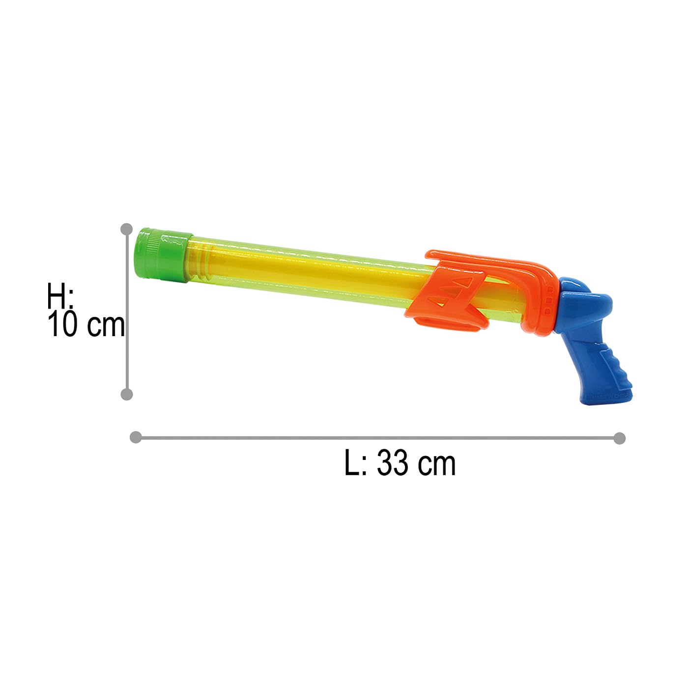 Jamara 460313 – Mc Fizz Fizzy Balls zielony – 2 w 1 pistolet na wodę z miękkimi piłkami, natryskiwanie wody lub strzelanie piłek, system pompowania, łatwa w obsłudze, zasięg ok. 7 m – zasięg ok. 9 m