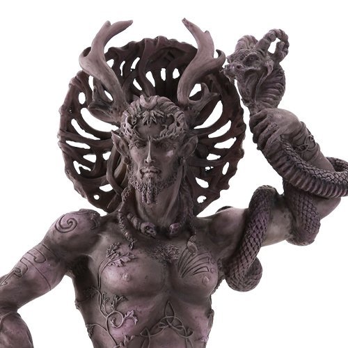 Estatua coleccionable Cernunnos Dios Cornudo celta 10 pulgadas miniatura 2