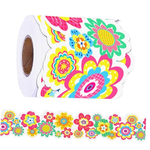Pegatinas de flores para scrapbook y maletas ideales para tus viajes creativos