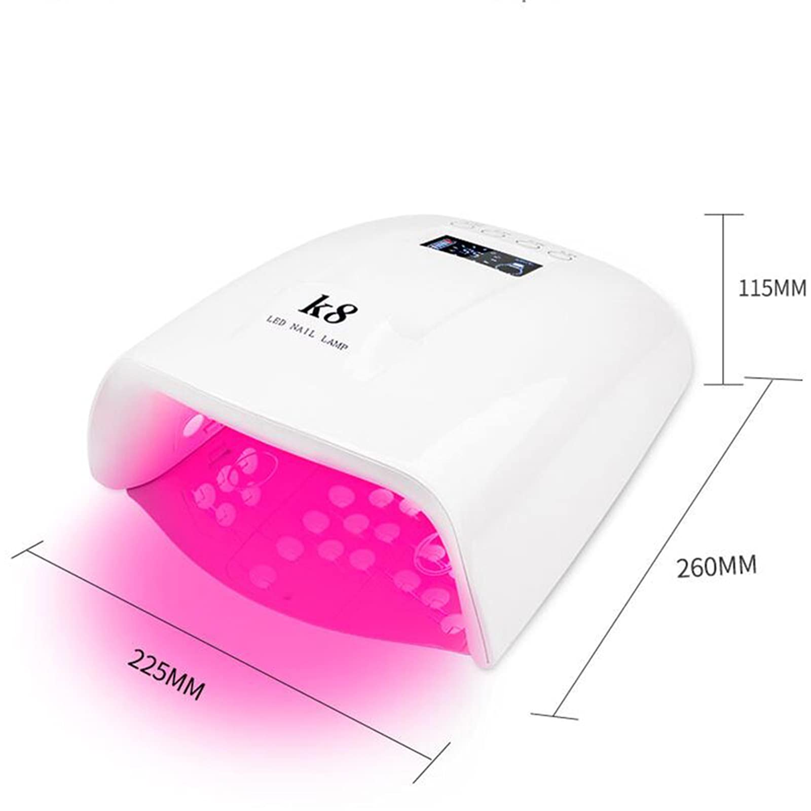 60W Akumulator lampa do paznokci UV LED Suszarka do paznokci LED Photo-terapia Lampa Pedicure Manicure Lampy Bezprzewodowa LED LED