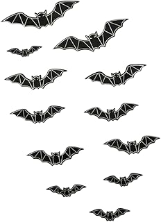 OSALADI 40 Pçs Adesivo De Parede De Morcego Luminoso Decalque De Janela Adesivos De Janela Para Carro Decoração De Halloween Adesivos Projetados Por Fantasmas Adesivos Fjbiden Para