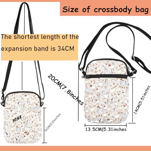 TSOTMO Honking Goose Game Gift Silly Goose Farm Gift Honk Goose Crossbody Bag for Game Lovers Goose Gamer2