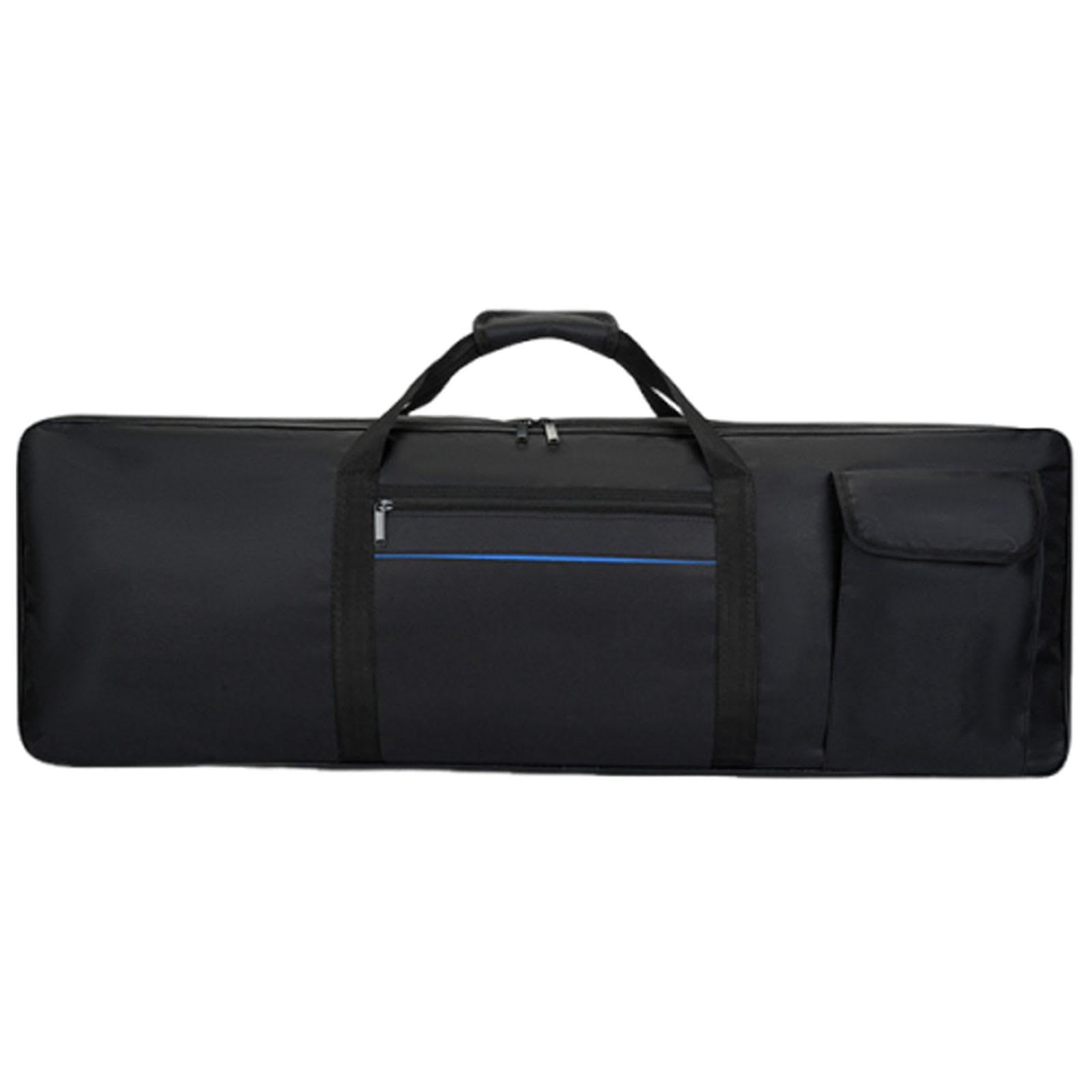 DuskHaven Étui de Transport pour Clavier 61 Touches, Fabriqué En Tissu Oxford Imperméable, avec Rembourrage Intérieur épais, Format Sac à Main et Poche, Petit