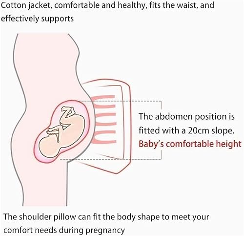 Miniatura 5 de TOEWOE Almohada de embarazo en forma de U almohada de cuerpo completo para mujeres embarazadas que duermen de lado almohada de maternidad para