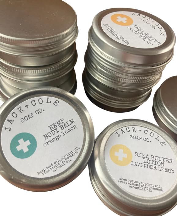 simple ingredient lotion in an ecofriendly tin great for travel gifting on the go