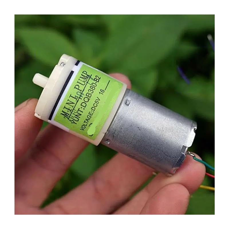DQB380B2 Large Flow DC 5V 6V 370 Electronic Starter Air Pump Quiet Diaphragm Pump for Aquarium/Fish Tank/