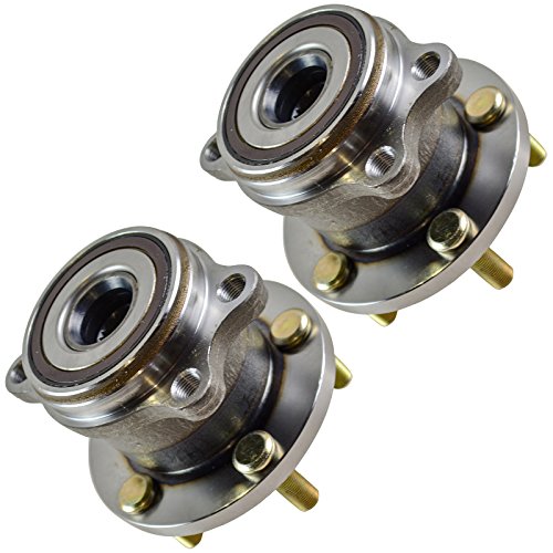 Image of TRQ Rear Left and Right Wheel Bearing & Hub Assembly Set 2 Piece for 2005-2009 Subaru Legacy 2005-2009 Outback