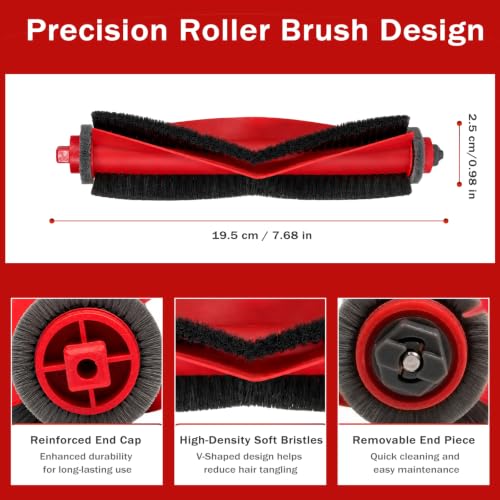 Image of Main Brush for Roborock Q10 S5, Q10 S5+, Q10 X5, Q10 X5+ Robot Vacuum