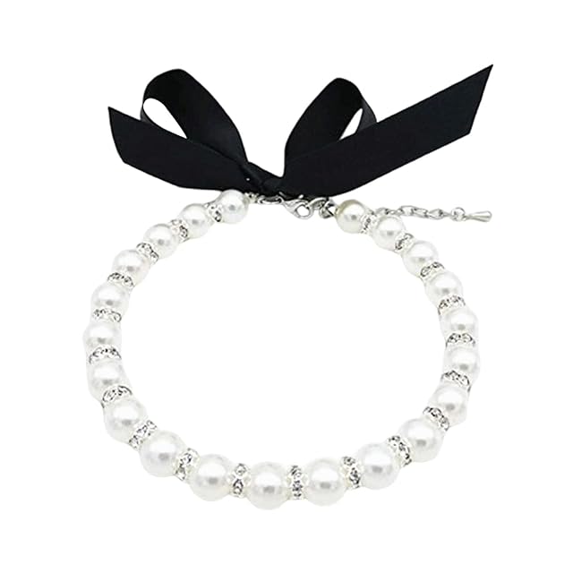 Foto 7 de 7 de Ruilonghai Collar para Mascotas con Perlas