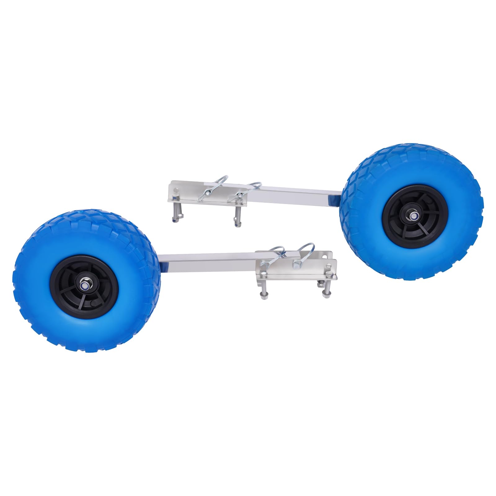Ruote scorrevoli, ruote gonfiabili, ruote per il trasporto, canoa in acciaio inox, carico massimo 150 kg, ruote gonfiabili utilizzate per tutti i tipi di barche e rimorchi, ecc