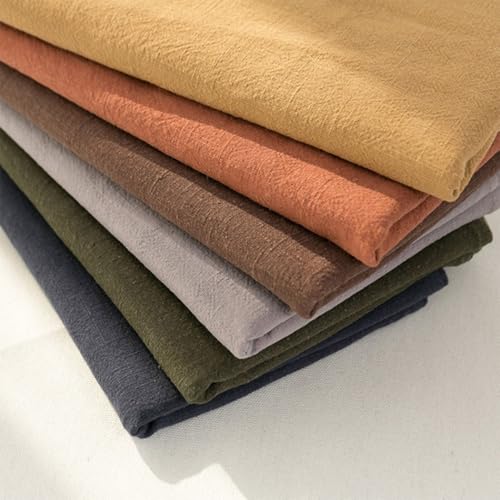 Nappe en lin lavable bleu pierre 90x90cm pour protéger votre table basse - 4