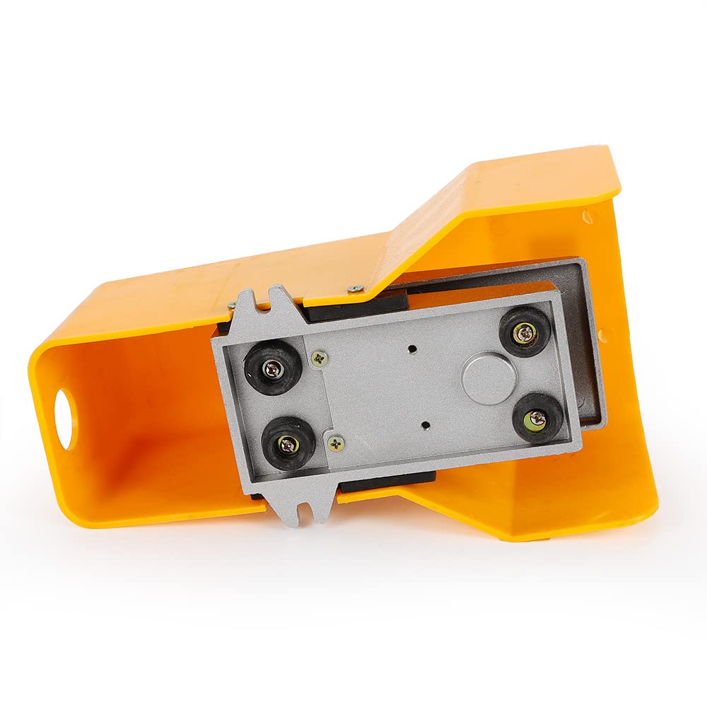 Pneumatisches Fußpedalventil, G1/4“ Pneumatische Fuß Druck Control Ventil Schalter 0-0.8Mpa Ausgangsdruck, Fußpedal Air Control Ventil Geeignet für Verschiedene Pneumatische Systeme