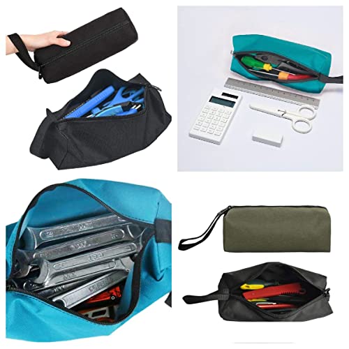 Heavy Duty Canvas Zipper Tool Bag, Small Zipper Tool Pouch, Multi-Purpose Hand Tool Pouch Tote Bag, Utility Tools Organizer Storage Bag, Tool Bags For Men, Screwdriver Bag Set #TOP6