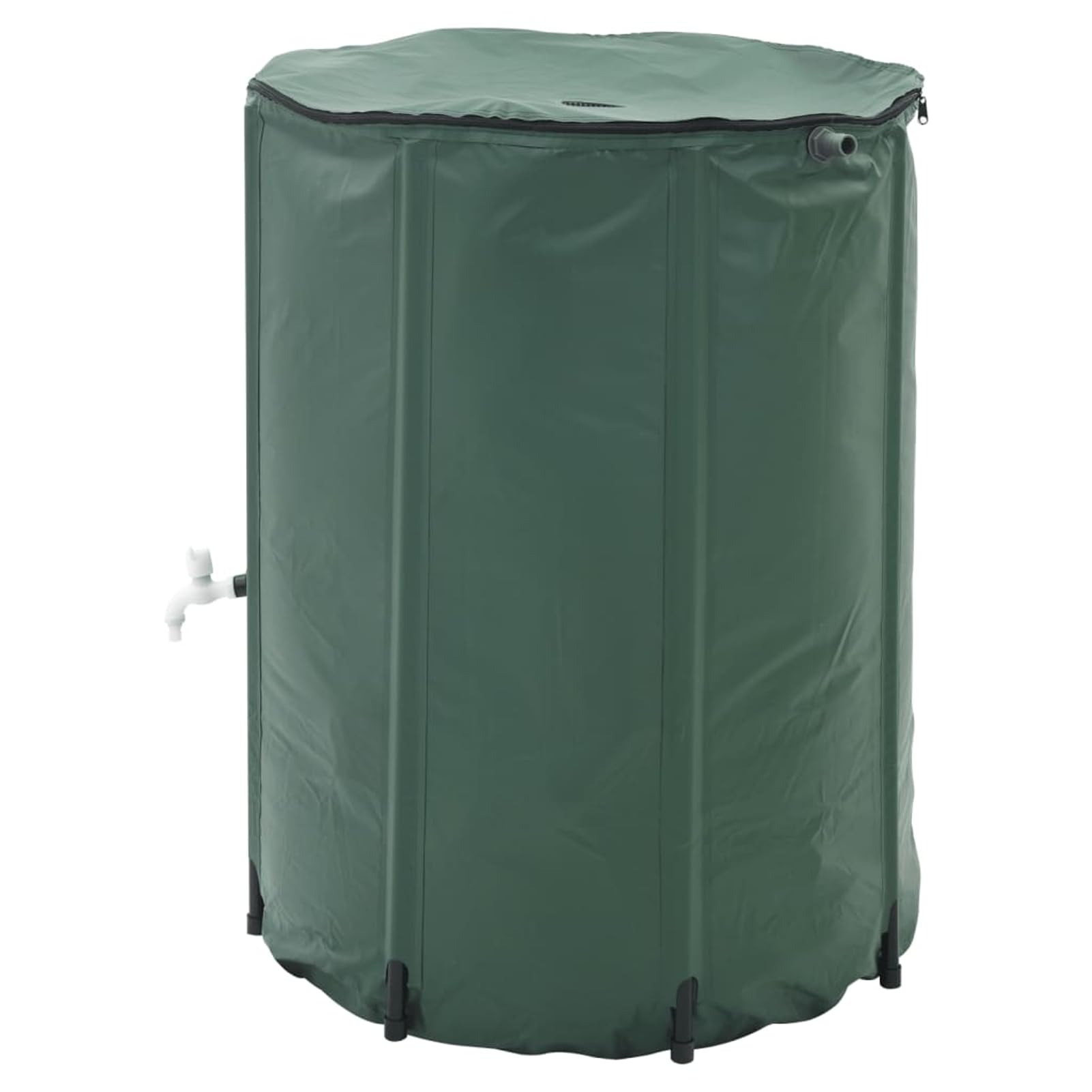 Depósito de agua plegable de 500 L, color verde, PVC, resistente a los rayos UV y a la corrosión, con filtro, para lavar coches, bicicletas, modelo 41222