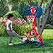 Delta Children Marvel Spider Man 4-in-1 Sports Center – Adjustable Easy Score Basketball Hoop, Soccer/Hockey Net and Golf Game, Red/Blue