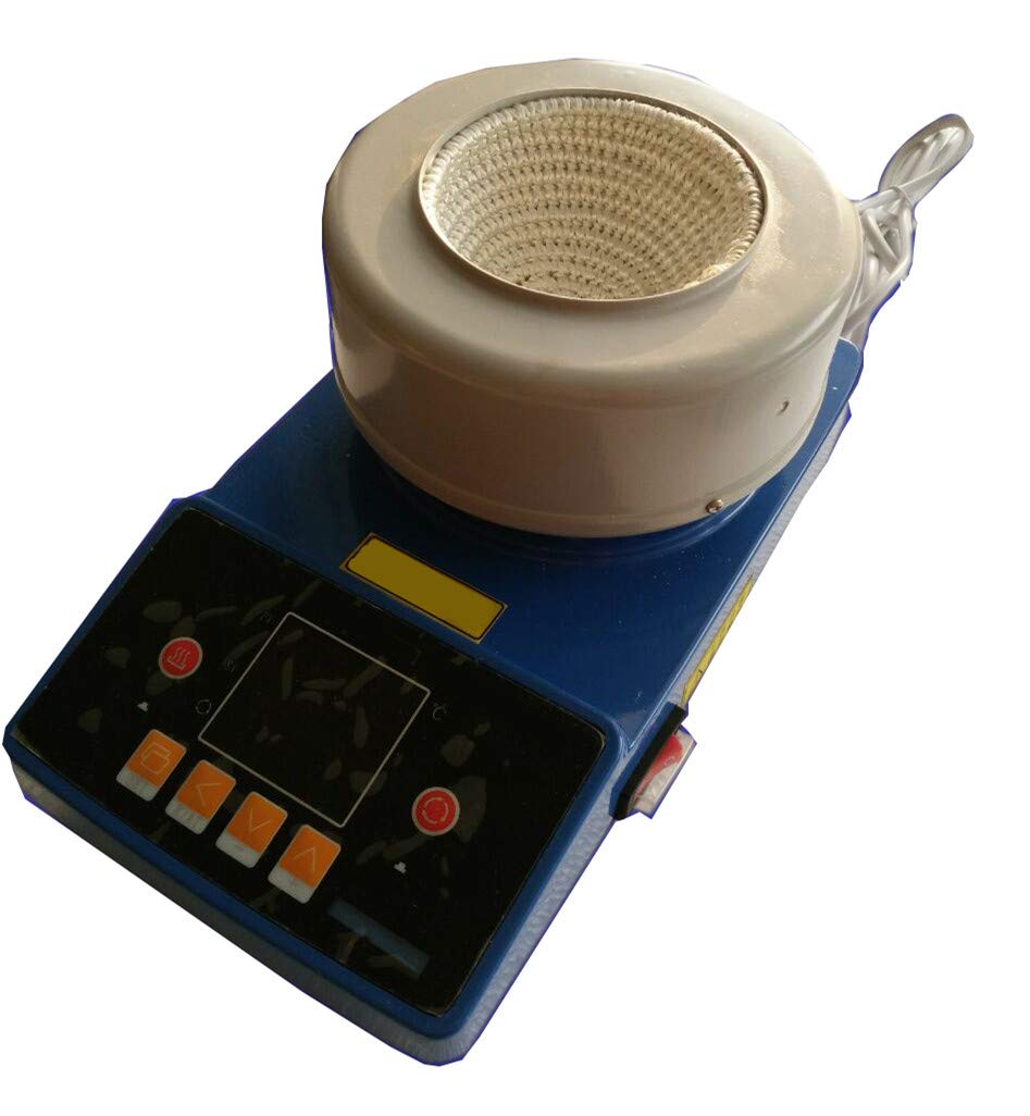 CGOLDENWALL Agitador magnético digital de laboratorio, mezclador magnético inteligente, equipo de calefacción impermeable de laboratorio, 110 V/220 V con manto de calefacción manga y barras de