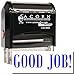 MaxStamp - Self-Inking Good Job Stamp (Blue Ink)