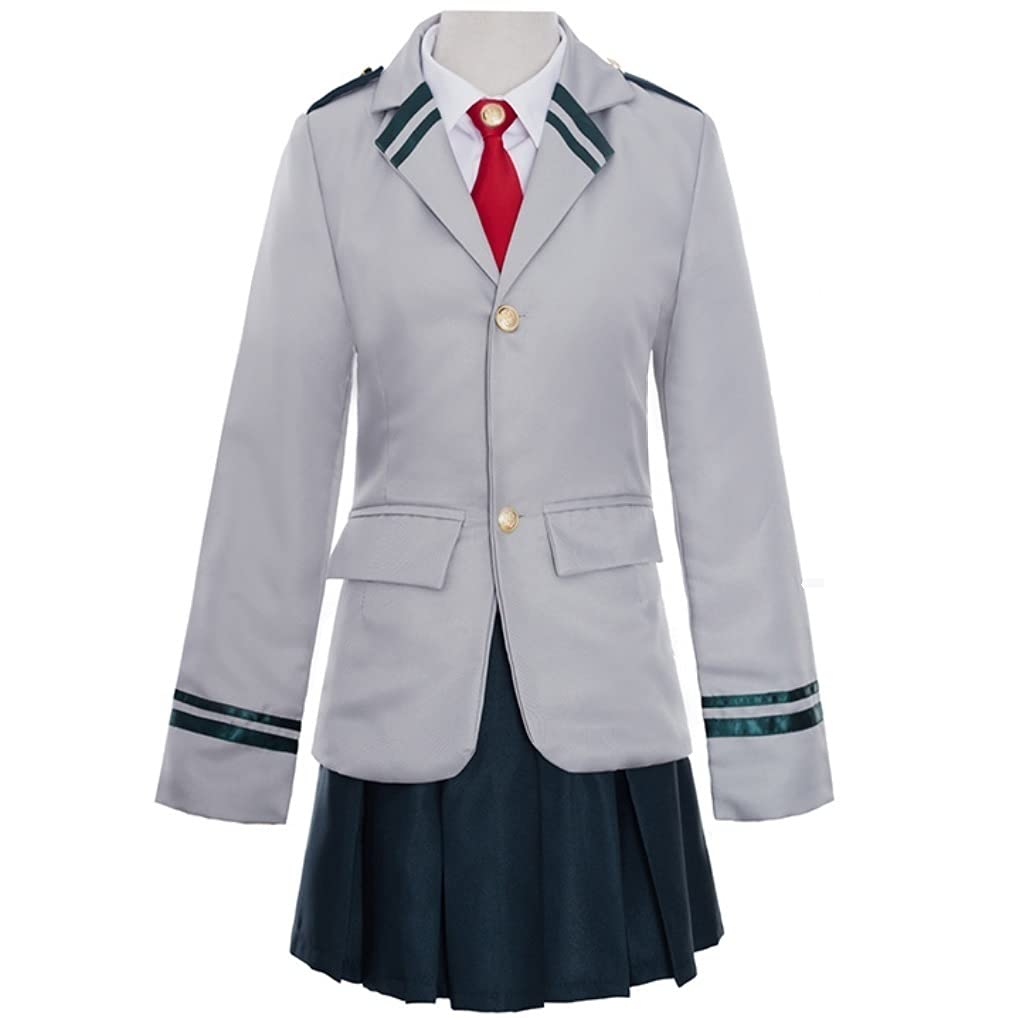 CICCB-DAMOY My Hero Academia Uniforme Chica Estudiante Traje Boku Uniforme Escolar Japones CosplayCostume Izuku Ochako Tsuyu Girls School Uniform Dress Outfit