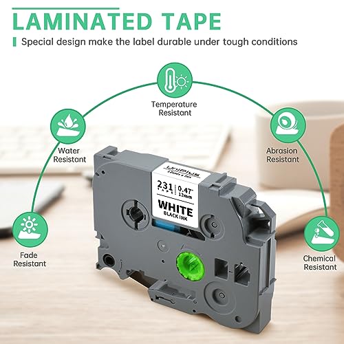 UniPlus Compatibile per Brother TZe-231 TZ-231