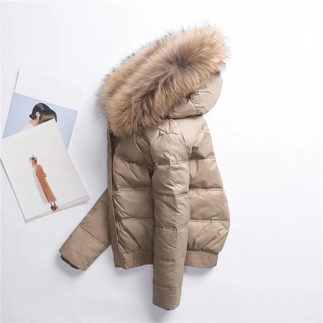 Haitpant Frauen Dicke Daunenjacke Mit Kapuze Weiße Ente Jacken Winter Kurze Warme Mäntel Weibliche Outwear Parkas