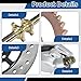 Go Kart 44 Rear Live Axle Assembly Kit Rear Axle Pillow blocks Sprocket Brake Disc Wheel Hubs Chain Brake Master Cylinder Caliper Replacement for Go Kart ATV Quad and Drift Trikes