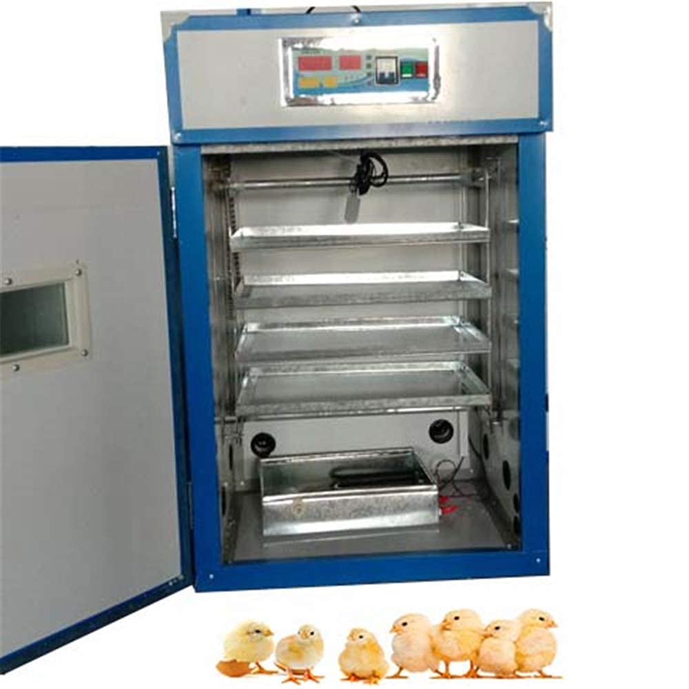 Incubateur d'œufs, entièrement automatique, contrôle de la température et tourneur automatique d'œufs, pour élevage de poulet, canard, colombe de caille, ligen, 264 œufs