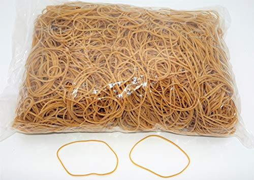 Progom - Gomas Elasticas - 100(ø64)mm x 1.7mm - Natural - bolsa de 1kg