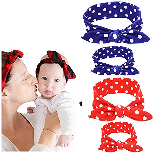 Mommy and Me Headband Set Baby Photo Props Cotton/Spandex Head Wraps