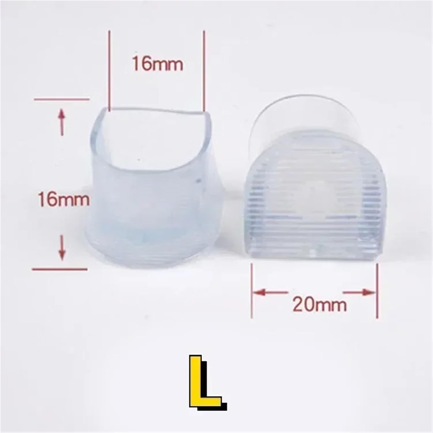 Heel Protectors 50/100Pairs Silicone Heel Protectors Stoppers Stiletto Dancing Covers Antislip High Heeler Bridal Wedding Shoes Accessories for Shoes Grass(Transparent,50Pairs,Large)
