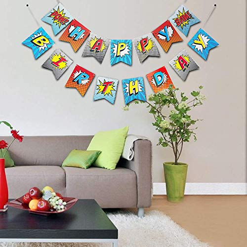 BJ-SHOP Decorazione a Tema Supereroe,Buon