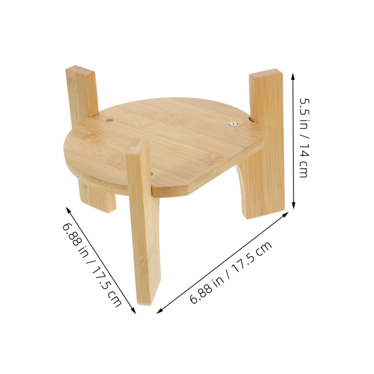 NAMOARLY 2Pcs Drink Dispenser Stand Wood Base for Water Jugs Beverage Containers Simple Elegant Design for Home Office and Events