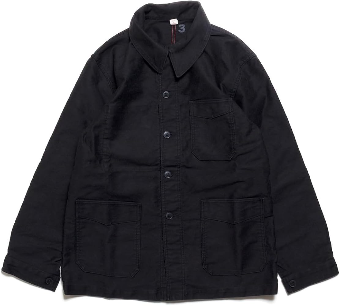 Amazon | [LE TRAVAILLEUR GALLICE] モールスキン ワークジャケット LA