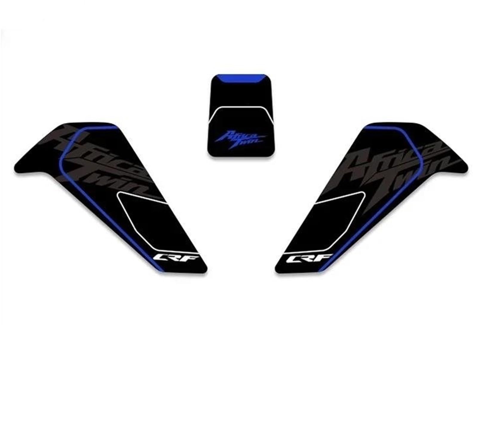 Gas Fuel Tank Pads Motorcycle Side Fuel Tank Protector Sticker for CRF1100L Africa Twin CRF1100 CRF 1100 L 1100L Gas Pad Traction Pads Decal Motorbike Protection Stickers(Blue)