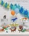 PET SHOW 10 Pack Mini Party Hats for Stuffed Animals Figures Toys Dinosaur Tiny Hats for Crafts Colorful Doll Party Decor Adjustable Cone Hat with Tinsel Pom Pom Kids Birthday Cake Toppers Accessories