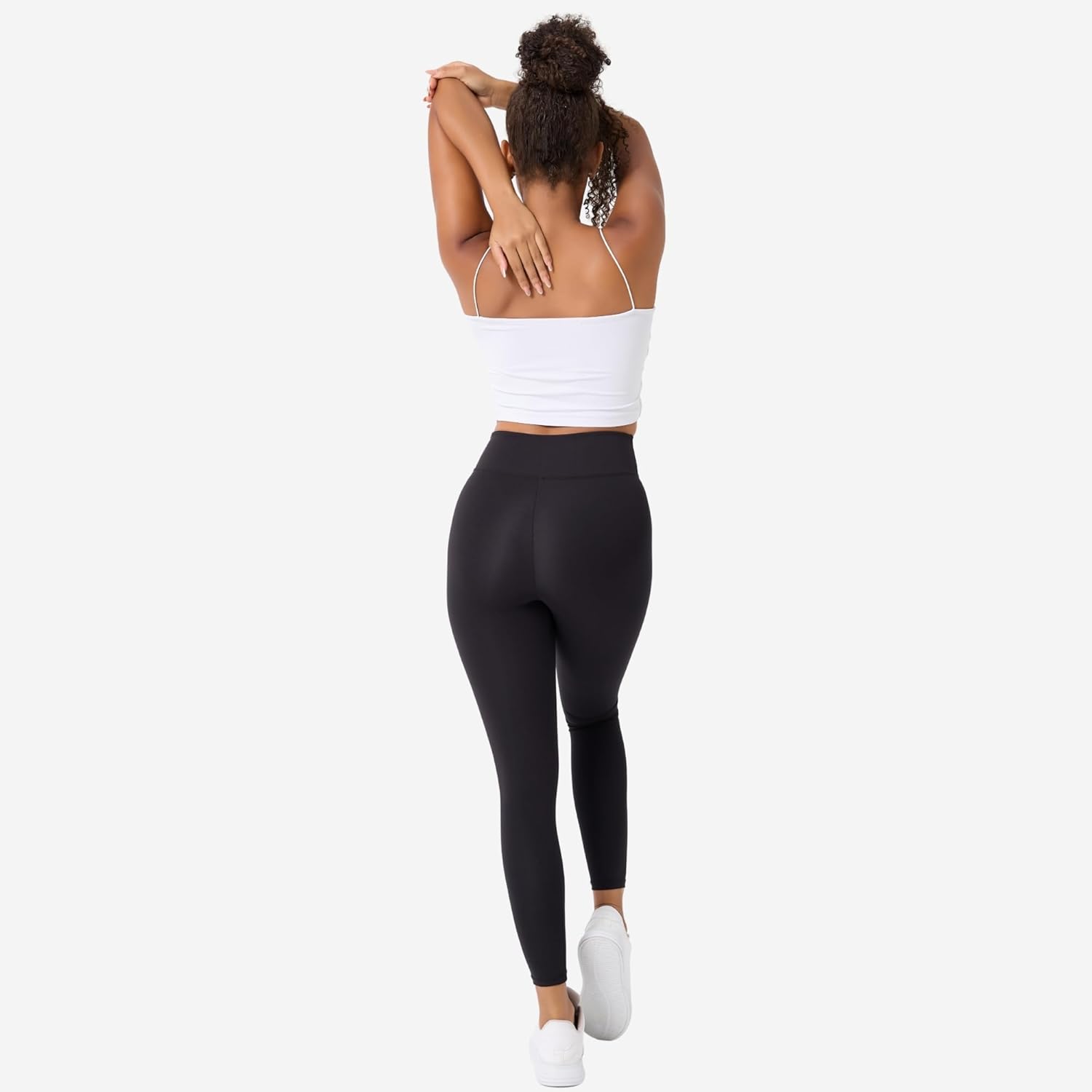 Women’s High Waisted Tummy Control Leggings – Non See-Through, 25.5” Inseam, Yoga, Workout & Everyday Pants - Image 4