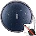 Handpan,Steel Tongue Drum Tamburi in acciaio Drum in c minore, tamburo di linguetta in acciaio da 12 pollici, tamburo a mano a 11 tono, tamburo a mano-tamburo adatto per yoga, fitness, meditazione, ed