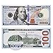 200 Pieces 100 Dollar Prop Money Play Money - Movie Prop Money 100 Dollar Bills Realistic, Play Money for Kids Learning, Fake Toy Money that Looks Real Actual Size, Perfect Money Party Decorations