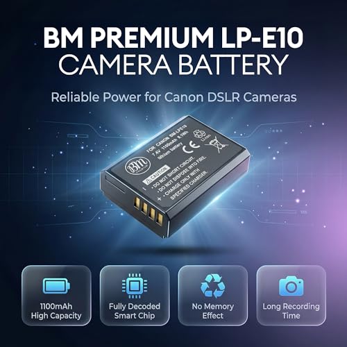 Image of BM Premium 4-Pack of LP-E10 Batteries